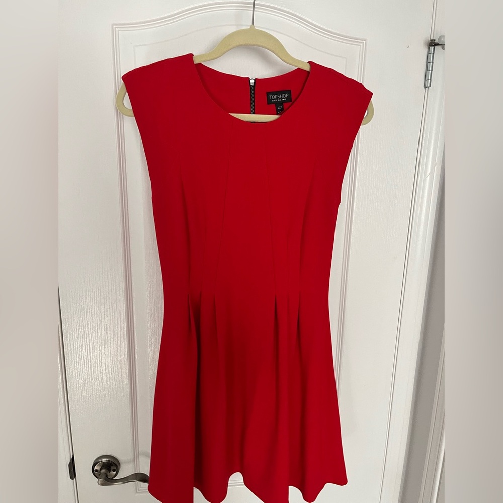 Topshop Red Mini Dress